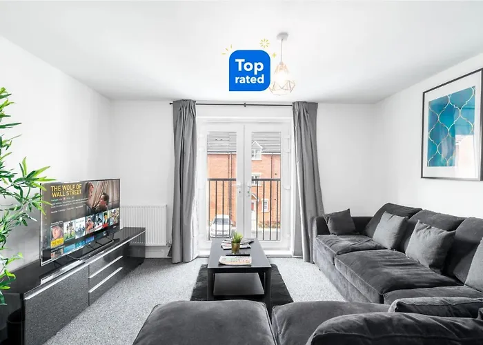 Luxury Apartment - Selly Oak - Parking - Top Rated - Netflix - Wifi